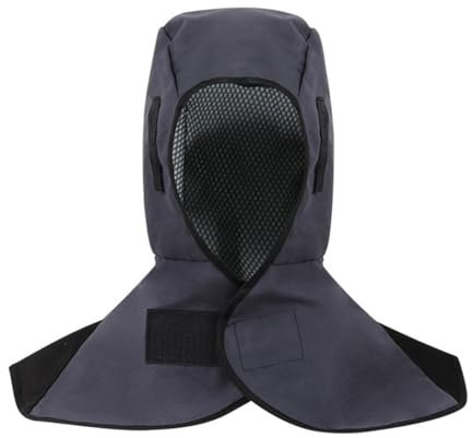Capucha de Soldadura Casco de Seguridad ignífugo Casco de Soldadura Cuello Tapa de la Cabeza del Soldador Lavable Se Adapta a Todos Casco de Soldadura Protección para la Cabeza para Hombres y Mujeres