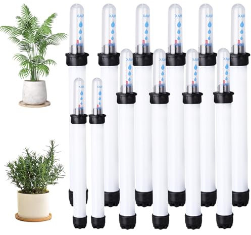LUMOOM 12PCS indicador de Nivel de Agua para Plantas, indicador de riego para macetas de Cultivo, práctico indicador de Nivel de Agua para hidroponía, indicador de riego para Plantas de Interior