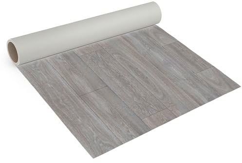 Internethandel Pfordt CV Bodenbelag Holz Avignon, 550x200 cm, pflegeleichter PVC Vinylboden, Meterware für Küche und Wohnzimmer