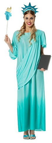 Wilbers Damen Kostüm Freiheitsstaue Gr. 40 - Liberty USA Märchen