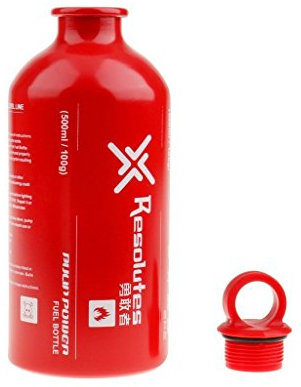 Outdoor Camping Travel Picnic Gas Oil Fuel Empty Bottle Motorcycle Emergency Petrol Storage Can 0.5L 0.75L 1L 1.5L (500ml)