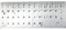 Kompatibel mit Notebook Dell XPS DEUTSCHE Tastaturaufkleber- Silber MATT 48 Tasten 1,1 cm x 1,3 cm Tastatur Aufkleber Selbstkleben