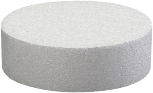 Styropor Rund Tortenunterlage, 25x7.5cm