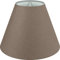 Wogati® Premium Lampenschirm E14/E27 Baumwolle | Verschiedene Größen & Farben | Braun/Größe: M | Für Stehlampe, Hängelampe und Tischlampe
