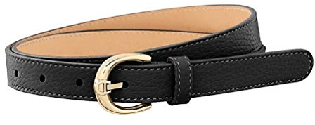Aigner Gürtel Fashion Gold 123025, Schwarz-85 cm