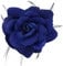 Topkids Accessories Rose Flower Hair Clip Hairband Floral Corsage Fascinator Hair Band Aligator Beak Grip for Women & Girls Wedding Prom Party Special Occasion (Royal Blue)