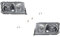 Johns, passend für Mercedes W201 Scheinwerfer 10/82-08/93 + Leuchtmit. Set links rechts