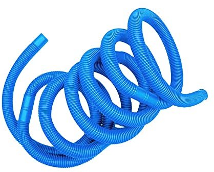 Melko Poolschlauch Ø38mm Schlauch 3m Schwimmbadschlauch Blau Saugschlauch Flexschlauch Spiralschlauch Schwimmbad Pool Teich