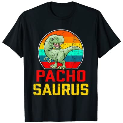 Pacho Saurus Reunión Familiar Apellido Equipo Divertido Personalizado Camiseta