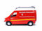 PLAYJOCS GT-8155 FURGON SAPEURS - POMPIERS Voiture métallique Jouet pour enfants et collectionneurs.