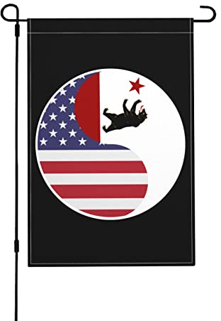 Amerika Und Sturm Tragen Flagge Garten Flagge Premium Fahne Waschbar Garten Fahnen Für Party Draußen Feiern,70X102Cm