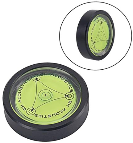 Gatuida Leichte Plattenspieler Leveler Aluminium Disc Stabilisator Vinyl Record Wasserwaage Ausgewogene Ebene