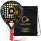 Padel Series Panzer Green Pala Padel - Raqueta Padel Redonda Resistente y Duradera, Gran Manejabilidad y Personalizable en Peso, Tacto Duro, Ideal para Jugadores Avanzados - 345-365gr