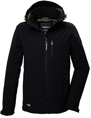 G.I.G.A. DX Herren Gw 29 Mn Sftshll Jckt Softshelljacke/Outdoorjacke mit abzippbarer Kapuze