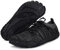 Barefoot Shoes Minimalistes Homme Femme Chaussures de Trail Running Jogging Randonnée Respirant Mesh Larges Pieds Nus entraînement Baskets,Noir,39 EU