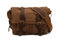 Sechunk Schultertasche Vintage Leder Umhängetasche Canvas Laptop Tasche Retro Messenger Taschen (Kaffee, Klein-13‘’)