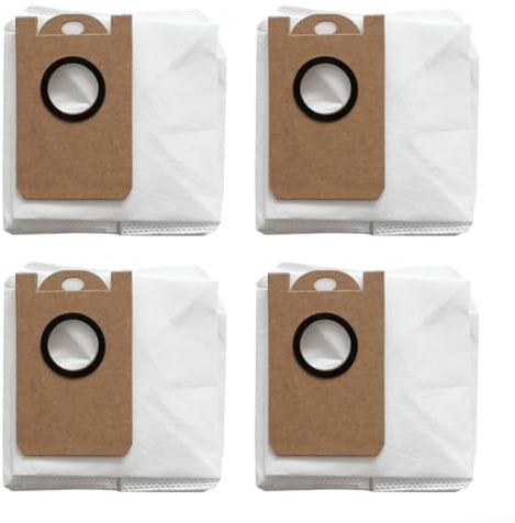 Bolsas para aspiradora, bolsas de filtro de polvo de repuesto para Cecotec para Conga 7490 7290 para accesorios de aspiradora Eternal Home (4 piezas)
