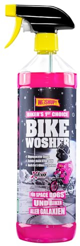 WOSHUP! Bike Wosher Fahrradreiniger 1000 ml Xtra Skin Schutzfilm Premium Bike Cleaner für Fahrräder und E-Bikes Reinigungsspray Biologisch Abbaubar Fahrradreiniger (1L)