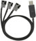 Gebildet Cable Adaptador de Alimentación con Funda de USB a Ventilador de PC de 3 vías, 3 y 4 Pines, con Elevador de Voltaje de 12 V de Velocidad Máxima