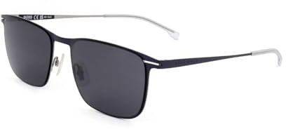 HUGO BOSS BOSS 1246/S KU0 MATTE BLUE RUTHENIUM 56/19/150 Herren Sonnenbrillen