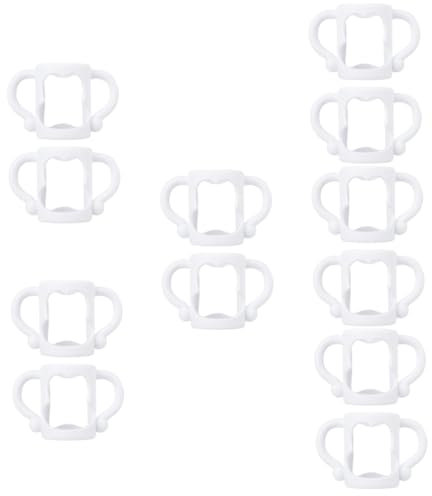 JOINPAYA 12 Stk Flaschengriff Weithalsgriff für Babyflaschen Babyflaschenabdeckung flaschengestell babyflaschen halterung Silikongriff für Babyflasche Griff für Säuglingsmilchflaschen