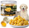 Gefriergetrocknete Wachteleigelb Katzensnacks Cat Treats, Knuspriger Wachteleigelb Katzenleckerlis Treats Hundeleckerlis, Gesunde leckere Snacks für Katzen Hunde Training (S, Wachtel)