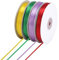 Zythrem 4 Farben Schleifenband 3mm x 91m Dünnes Stoffband Seidenband zum Basteln Geschenkband Satinband für Geschenkverpackungen Geburtstag Weihnachten Hochzeit Party Dekoration