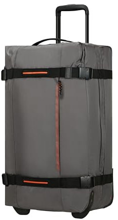 American Tourister Urban Track Bolsa de Viaje con 2 Ruedas, 68 cm, 84 L, Gris (Gris Oscuro)