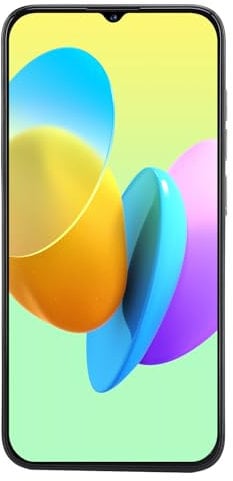KKPLZZ Unlocked Smartphone 6.2in Screen Dual Sim RAM 4GB ROM 64GB 13MP 32MP Dual Camera 6000mAh Battery 4G Cell Phone for Android 14.0 (Black)