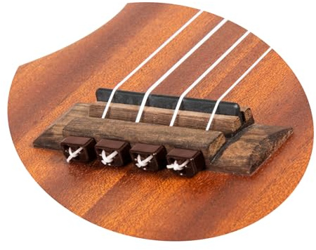 Alba Guitar Beads Braune Ukulelenperlen für Nylonsaiten, Carbonsaiten