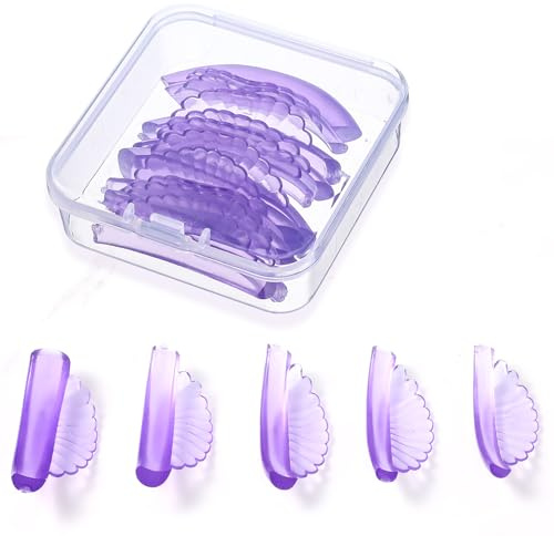 COMNICO Wimpernlifting Set Selbstklebend Siliconpads für Wimpernlifting | Semipermanentes Curling Wimpern Dauerwellen Set Wiederverwendbar für Alle Augenformen in 5 Größen 10 Stück