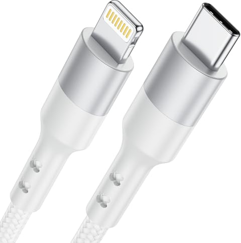 Baileku Cable iPhone USB C 2M [MFi Certificado] Cable Tipo C Cargador iPhone Carga Rápida Power Delivery Cable USB C a Lightning Carga para iPhone 14 13 12 11 Pro Max XS XR X 8 7 6S 6 Plus SE, iPad