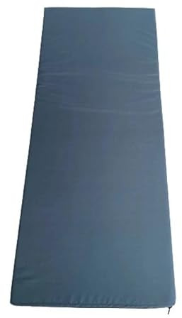 SLUMBER HOME Made-to-Order Camper Van, Caravan, Motorhome, Boat & Window Seat Cushions with Waterproof Polyester Covers and Memory Foam (Grey, 180cm x 65cm x 7.5cm)