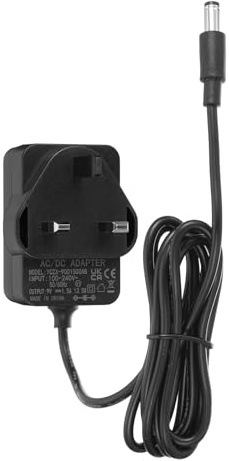 sourcing map DC 9V 0.6A Charger Power Cord for Record Player, 100-240V AC 5.4W Universal AC DC Power Supply Adapter for Vinyl Suitcase Turntable Player Security Camera