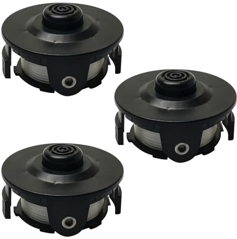 UTTASU Ersatz Fadenkopf Für Makita Tap&Go 195858-1 196146-9, Nylon Fadenspule 1.6mm 27ft mit Stoßzuführung Für DUR181Z DUR141 DUR180 UR180D Rasentrimmer
