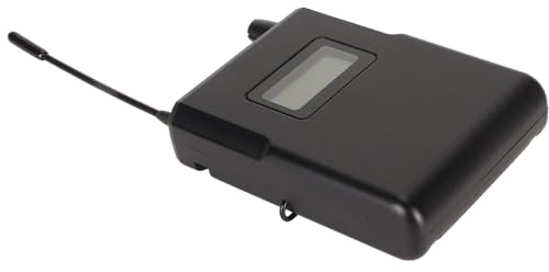 Cuifati Receptor de Petaca Inalámbrico 863-865 MHz para ANLEON S2R, de Monitor Intrauditivo con Pantalla LCD, Antena de Longitud de 1/4, Alcance Interior de 50 M, Sonido HiFi 20 Hz-18 KHz