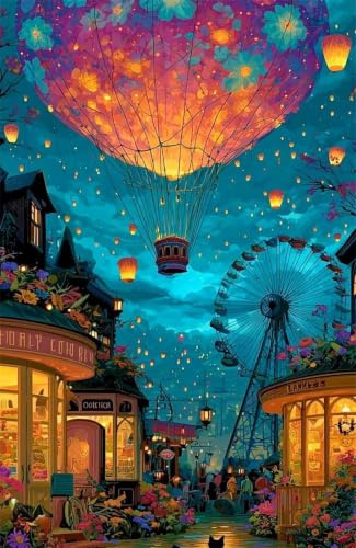 Puzzle 150 Teile Erwachsene Cartoon Spielplatz Klassisches Puzzles, Geschicklichkeitsspiel für Die Ganze Familie, als Geschenke und Wanddeko 35x25 cm