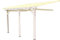 Habrita Carport Double monopente Mural avec préparation pour Couverture légère