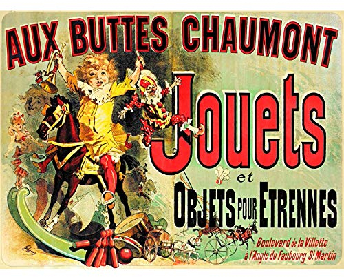 Artery8 Aux Buttes Chaumont Jouets French Ad Monica's Apartment Friends Extra Large XL Wall Art Poster Print Französisch Wand Poster drucken