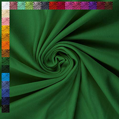 Sweatstoff Eike von Swafing, angeraut, grasgrün, STANDARD 100 by OEKO-TEX (50cm x 155cm)