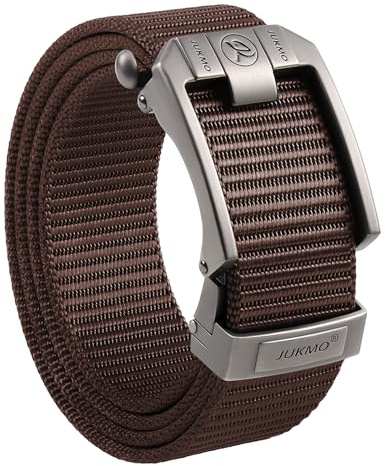 JUKMO Automatik Gürtel Herren, Nylon Taktischer Ratsche Gürtel