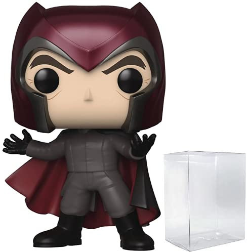 POP Marvel: X-Men 20th Anniversary - Magneto Funko Pop! Vinyl Figure (Bundled with Compatible Pop Box Protector Case), Multicolored, 3.75 inches