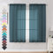 OVZME Durchsichtige Vorhänge, 160 cm Länge, 2 Paneele für Küchendekoration, elegant, lichtfilternd, luftig, Halbvoile, Fensterbehandlungen, jeweils 107 cm B x 160 cm L