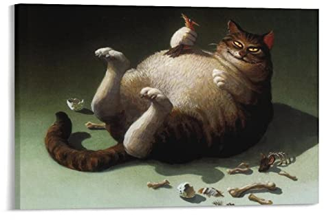 SHENGJIU Künstler Michael Sowa Surrealismus, cooles Poster, Kunst, Wandgemälde, Leinwand, Poster, moderne Schlafzimmerdekoration, 30,5 x 45,7 cm