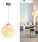 Moderne Mond Pendelleuchte E27 Einfache Hängelampe Kinderzimmer Globus Kronleuchter Pendelleuchte für Wohnzimmer Schlafzimmer Küche Restaurant (15cm)
