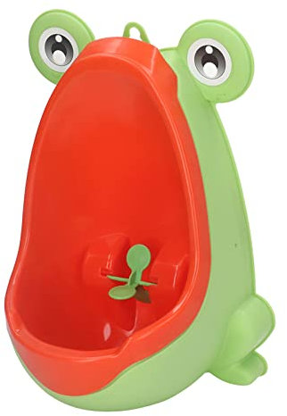Garosa Kinder-Urinal mit Lustigem Zielziel, Windmühle, Süßes, an der Wand Befestigtes Töpfchen-Trainings-Urinal für Kleinkinder, Palstic mit 2 Saugnäpfen (Gelb)