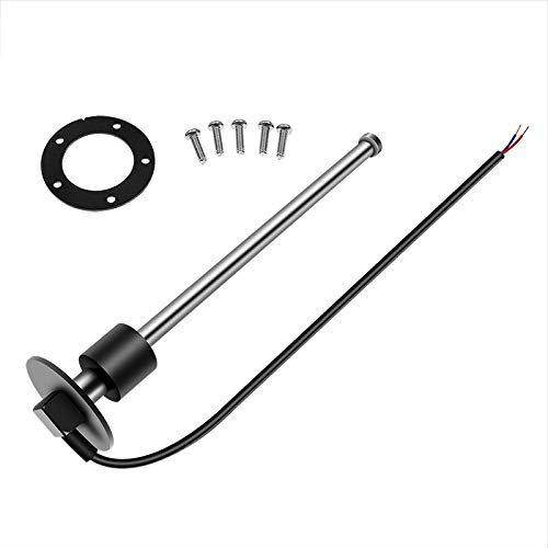 JINGERL 0~190 Ohm/240-33ohm Water Level Guage Fuel Level Meter 200 250 300 350 400 Mm Fuel Level Sensor For Marine Boat Car (Color : 0-190ohm 250mm)