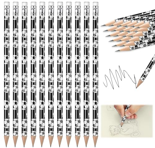 Bleistifte, 12 Stück Bleistifte Set, Bleistift HB, Bleistift mit Radiergummi, Bleistift, Bleistifte Kinder, HB Bleistift, Pencil, Rutschfest Mehrfarbig Bleistifte für Schule Büro Schreiben Skizzieren