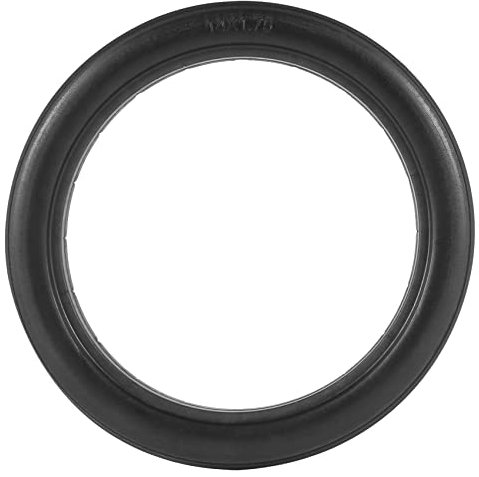 Giilayky Neumáticos sólidos de bicicleta de 12 pulgadas 12 1 / 2 x 2 1/4 neumáticos de bicicleta de 12 1 / 2 x 2 1/4 de goma negra sin neumáticos