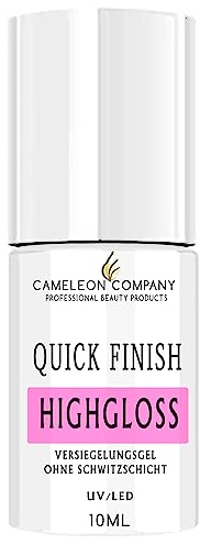 Quick Finish Hochglanz Versiegler Top Coat ohne Schwitzschicht 10ml High Gloss